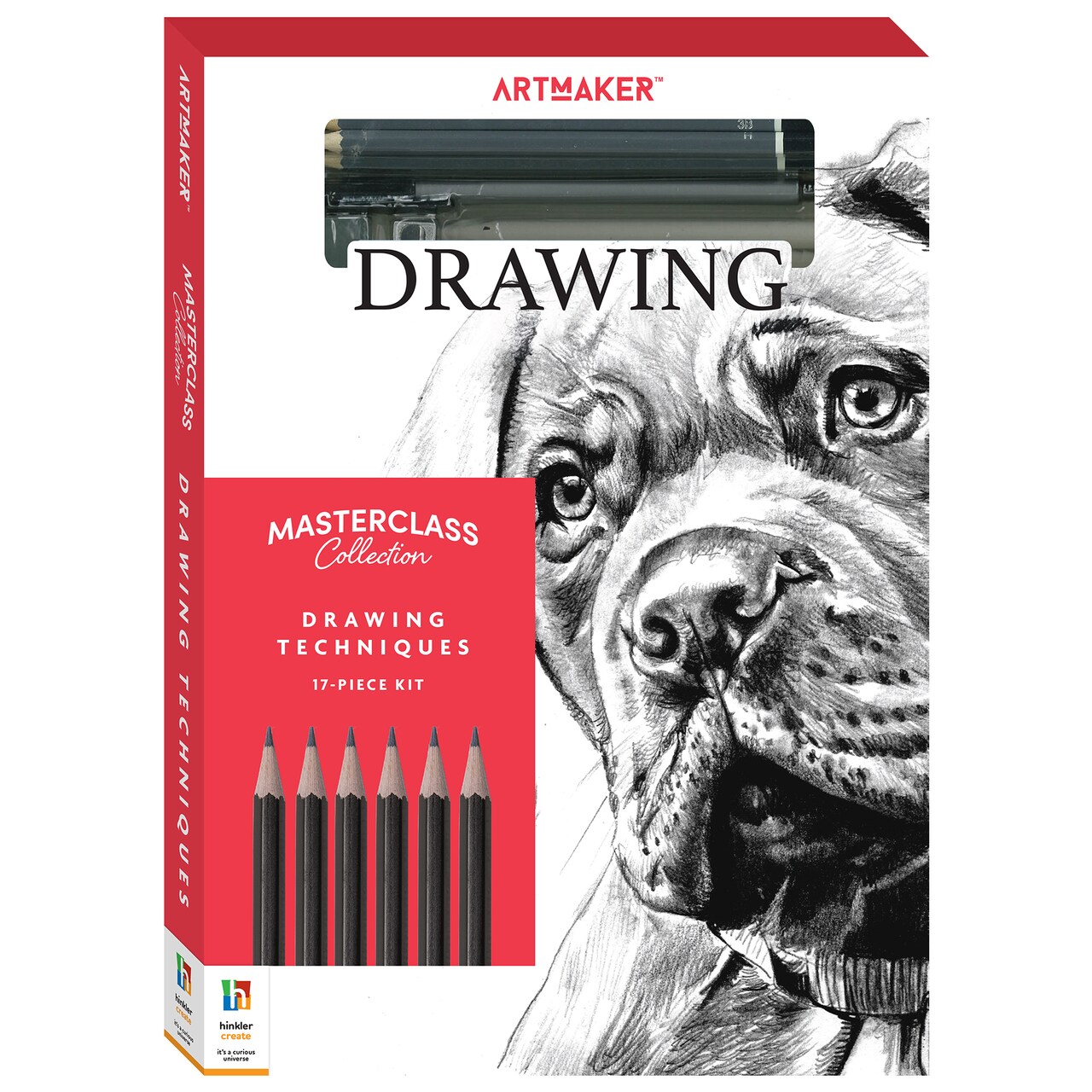 Art Maker Masterclass Collection: Drawing Techniques Kit - Adults Drawing Kit - Lifelike Drawing - Drawing Stationary - Advanced Drawing Guide - Arts and Craft for Adults - Craft Kits